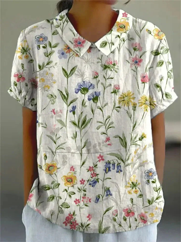 FLORA | Floral Shirt with flowers