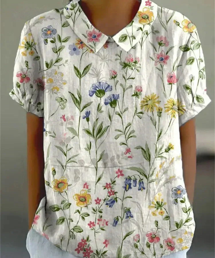 FLORA | Floral Shirt with flowers