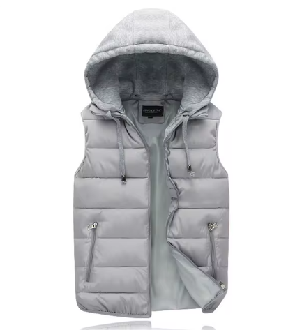 jacket with removable hood for men