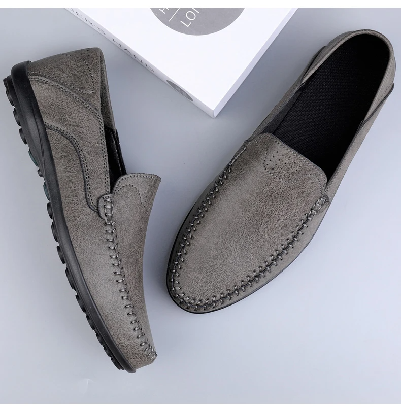 ENZO | Pu Leather Italian Loafers Men