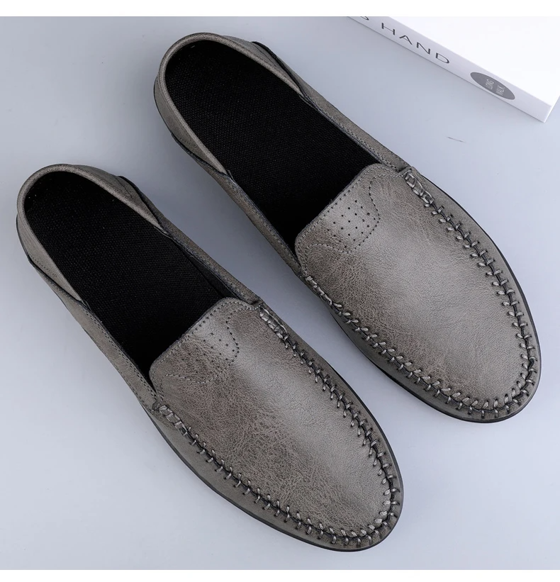 ENZO | Pu Leather Italian Loafers Men