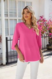 JAMY | V-neck Elegant Blouse