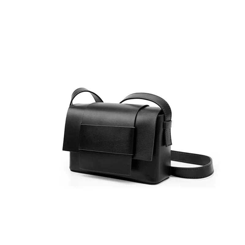 Emma | Leather Compact Shoulder Bag