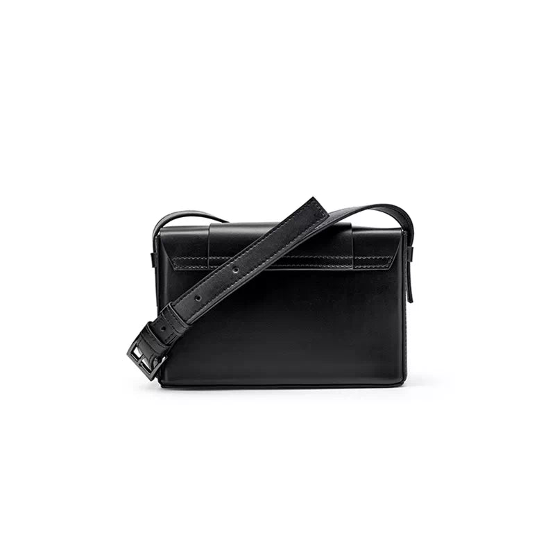 Emma | Leather Compact Shoulder Bag