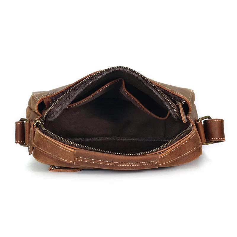 Bram | Classic Style Leather Shoulder Bag