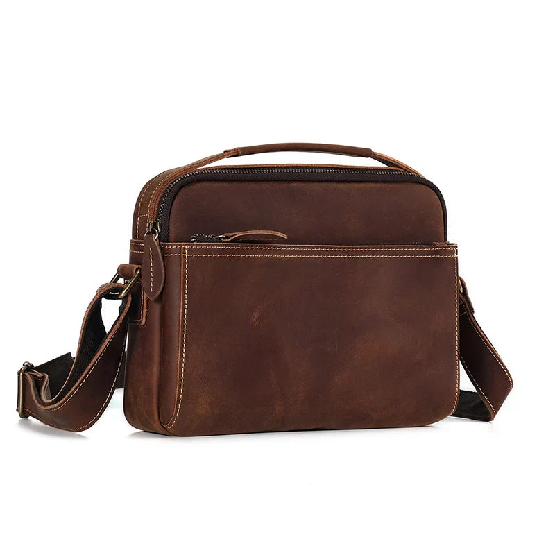 Bram | Classic Style Leather Shoulder Bag