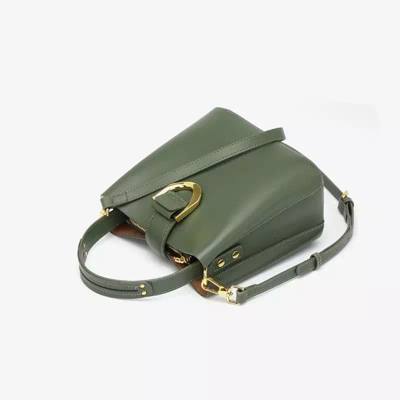 Sophie | Compact Leather Travel Bag Shoulder Bag