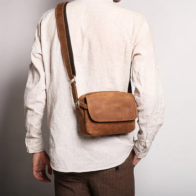 Romeo | Compact Leather Small Shoulder Bag