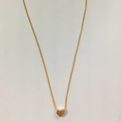 HeartGlow | Delicate Heart Charm Necklace