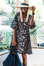 MILA | Leopard Print Summer Dress