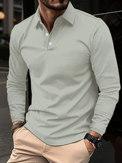 MARK | Long Sleeve Polo Shirt