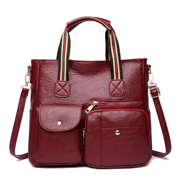 Eva | Multifunctional PU Leather Shoulder Bag