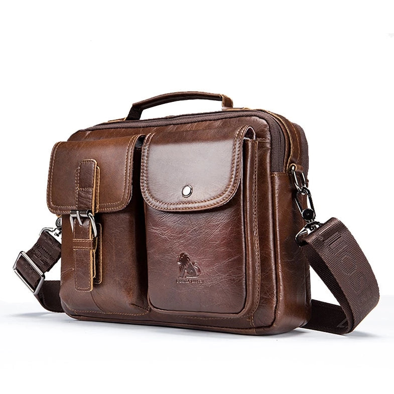 Mark | Leather Shoulder Bag for Men