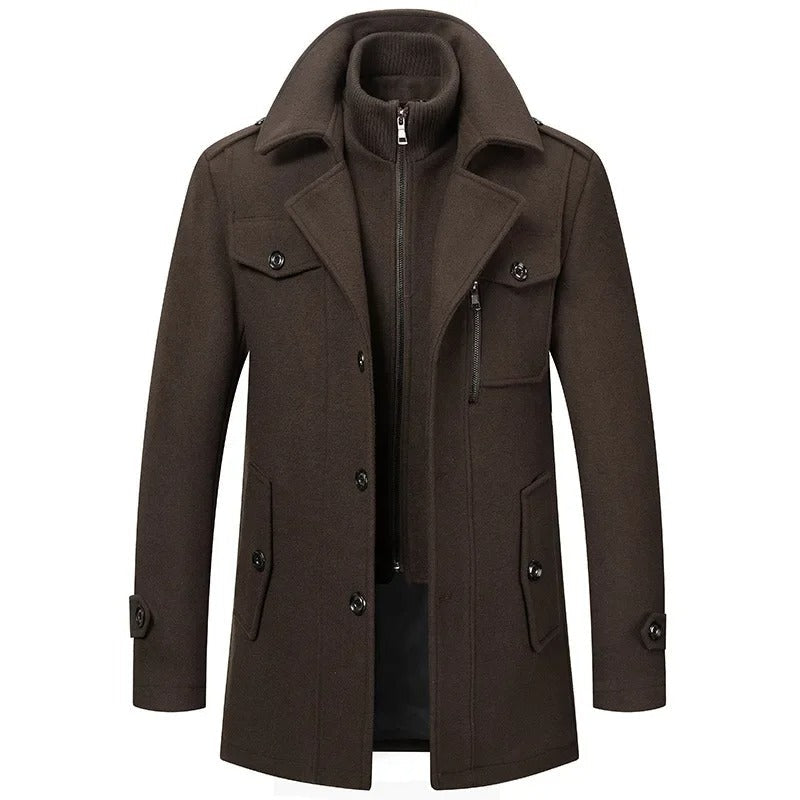 Justine | Timeless Elegance Men's Overcoat