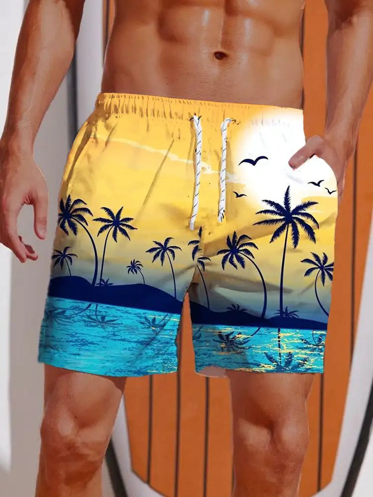 NOAH | Hawaiian-Style Beach Board Shorts