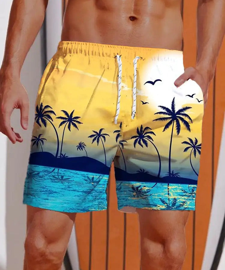 NOAH | Hawaiian-Style Beach Board Shorts